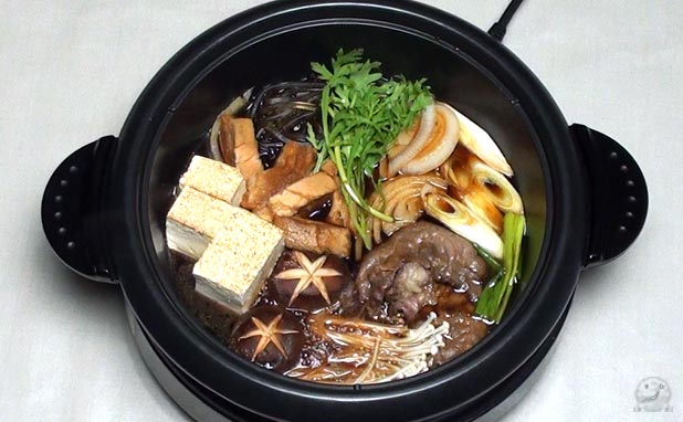 若牛すき焼き(関東風)の作り方